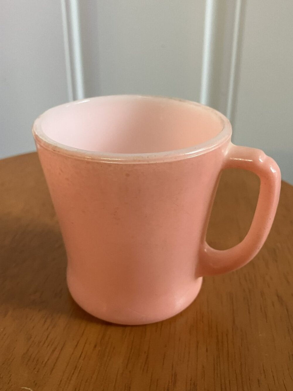 Vintage Pinkish Fire King Coffee Cup